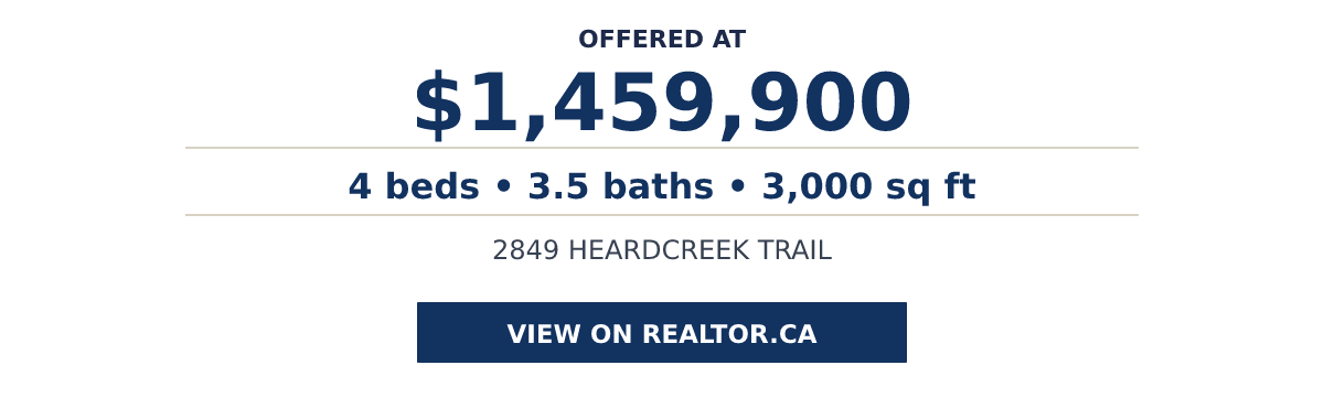 2849 HEARDCREEK TRAIL - 4 beds • 3.5 baths • 3,000 sq ft