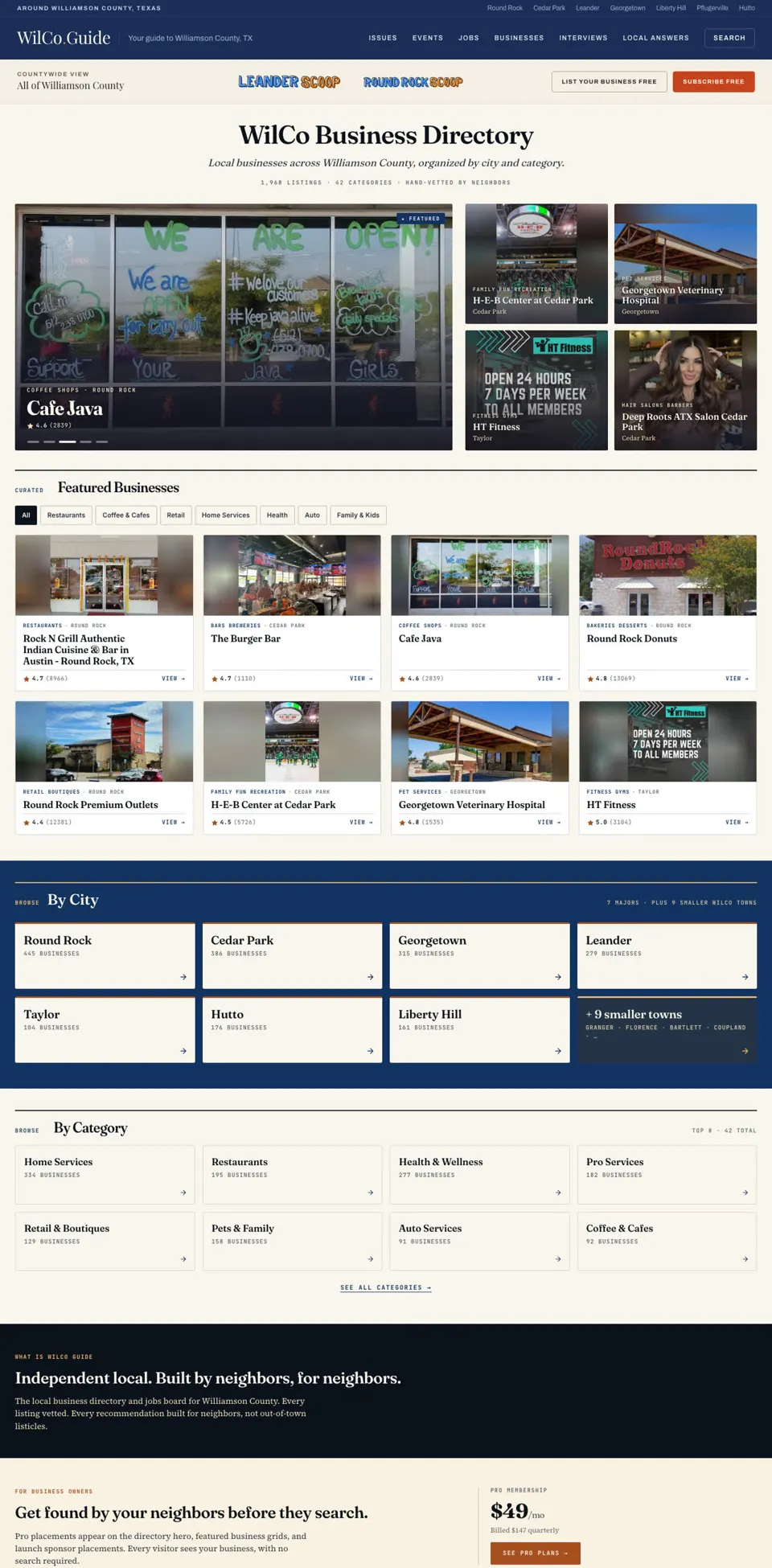 The larkfeed business directory