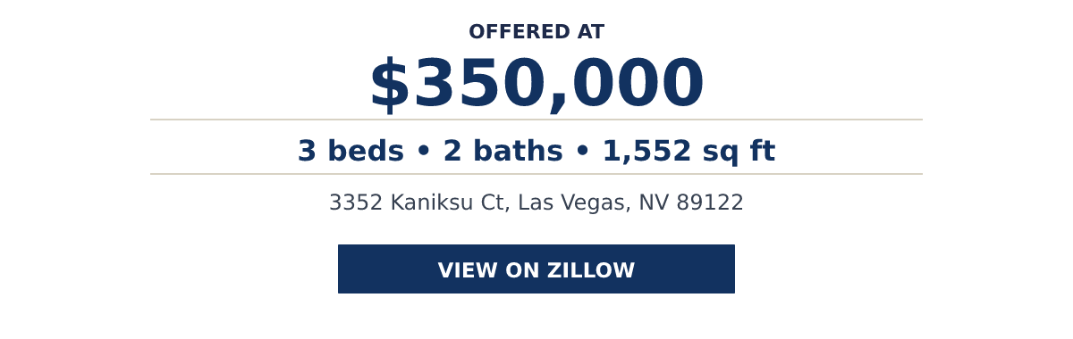 3352 Kaniksu Ct, Las Vegas, NV 89122 - 3 beds • 2 baths • 1,552 sq ft
