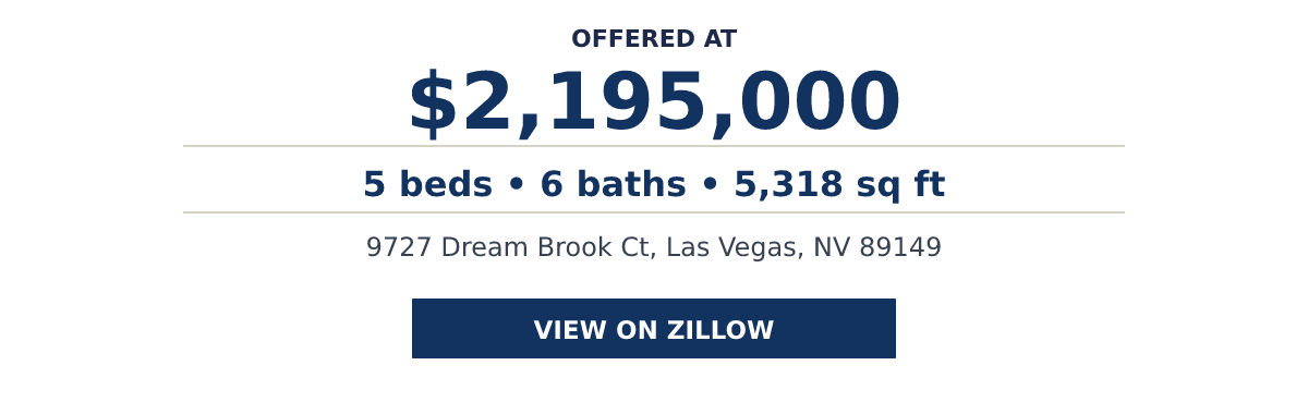 9727 Dream Brook Ct, Las Vegas, NV 89149 - 5 beds โข 6 baths โข 5,318 sq ft
