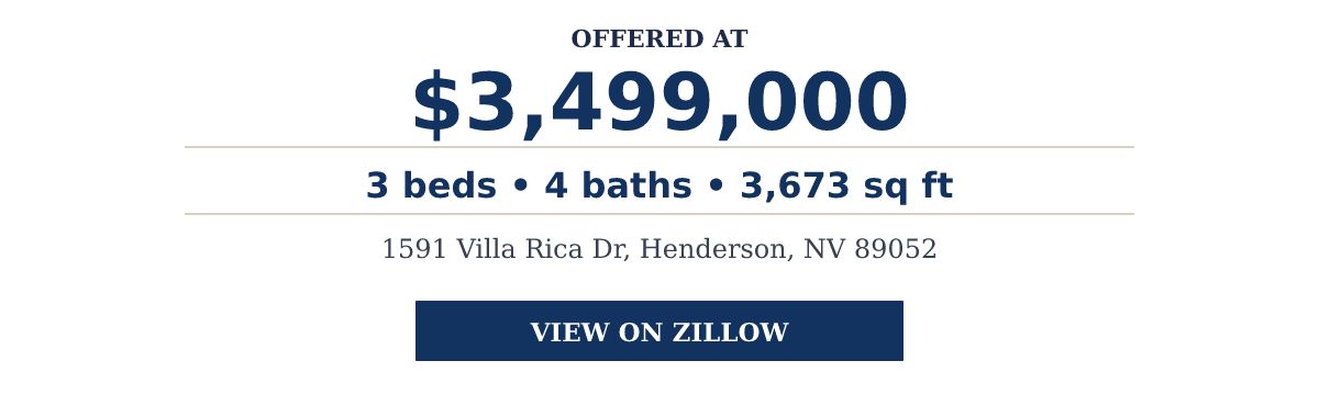 1591 Villa Rica Dr, Henderson, NV 89052 - 3 beds • 4 baths • 3,673 sq ft